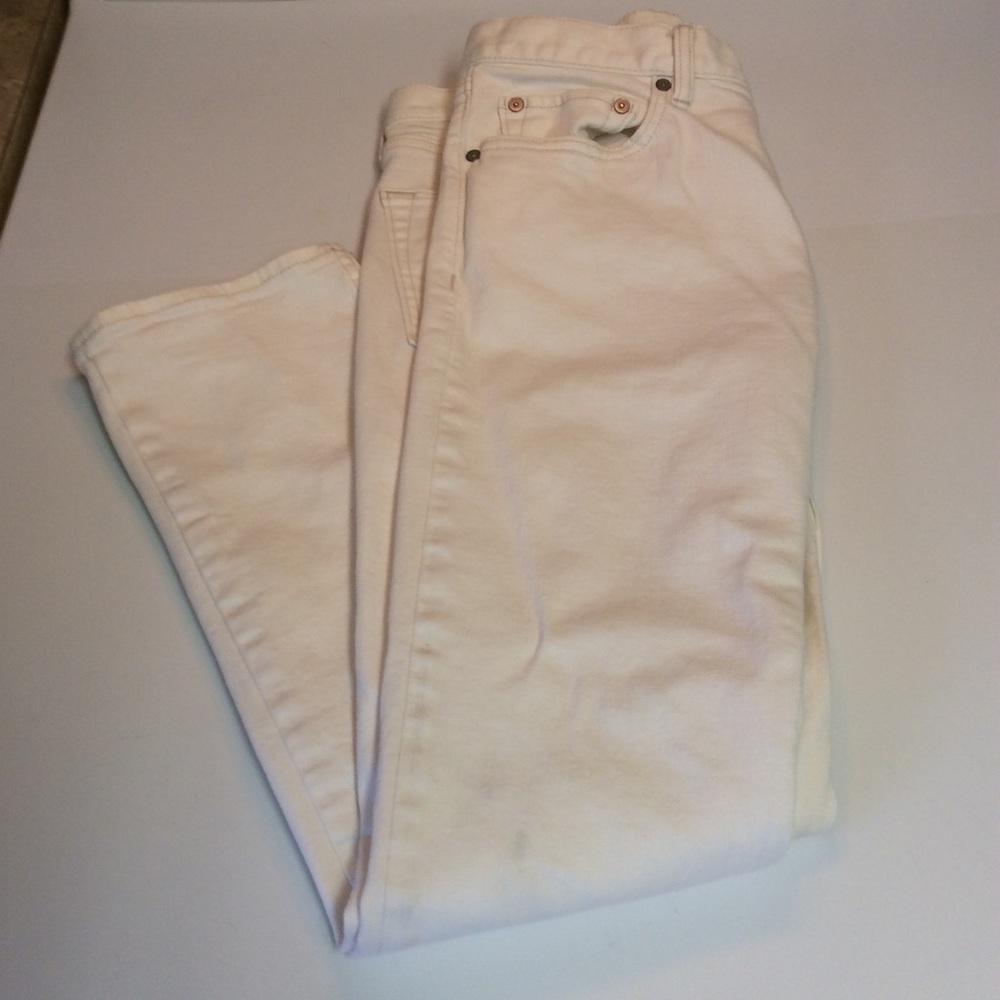 Banana Republic Men’s white Denim Jeans Slim 32x30